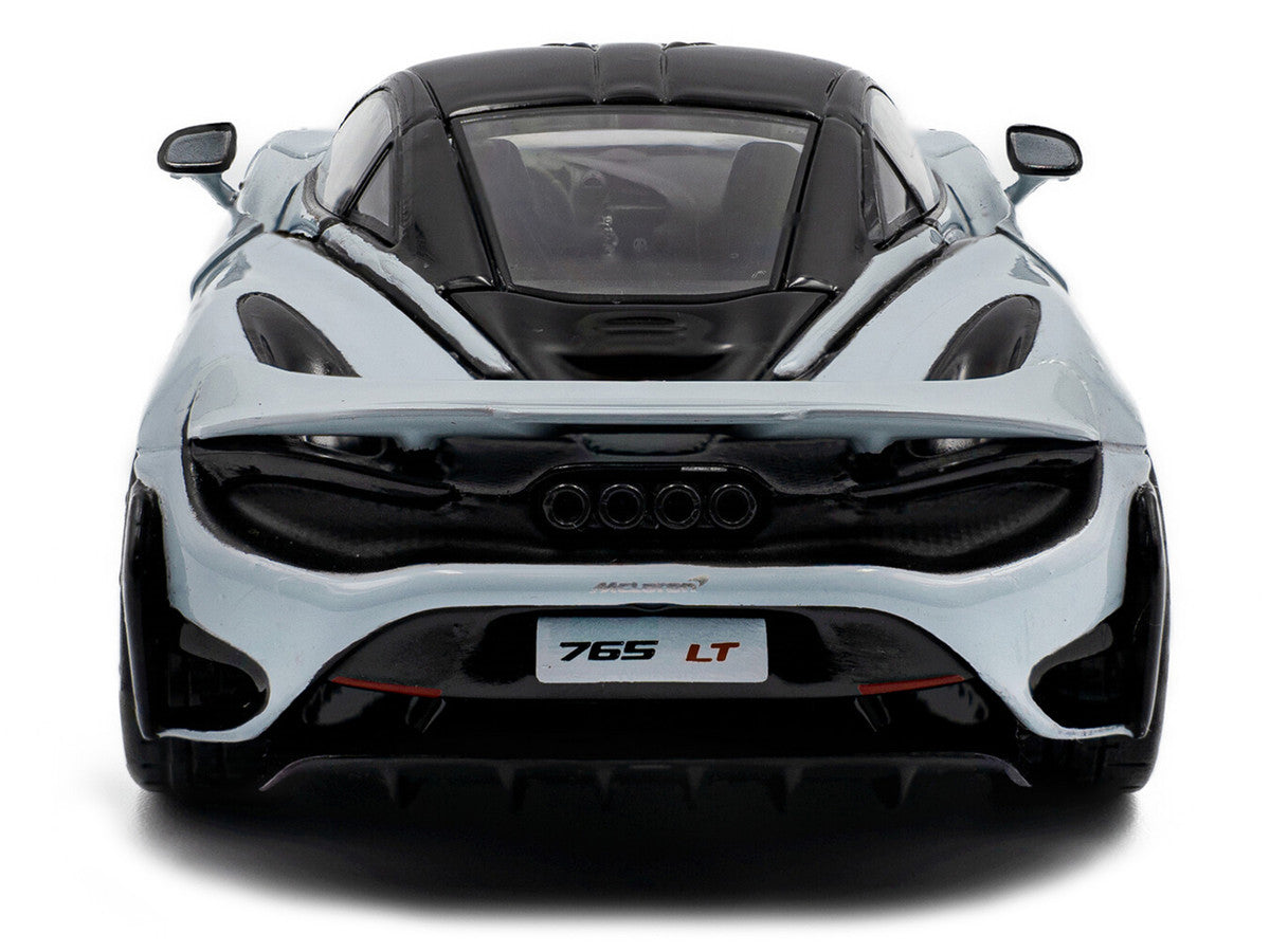 2020 McLaren 765LT Ceramic Gray with Black Top 1/43 Diecast Model Car by Solido LuxuryLifeWay Online Store