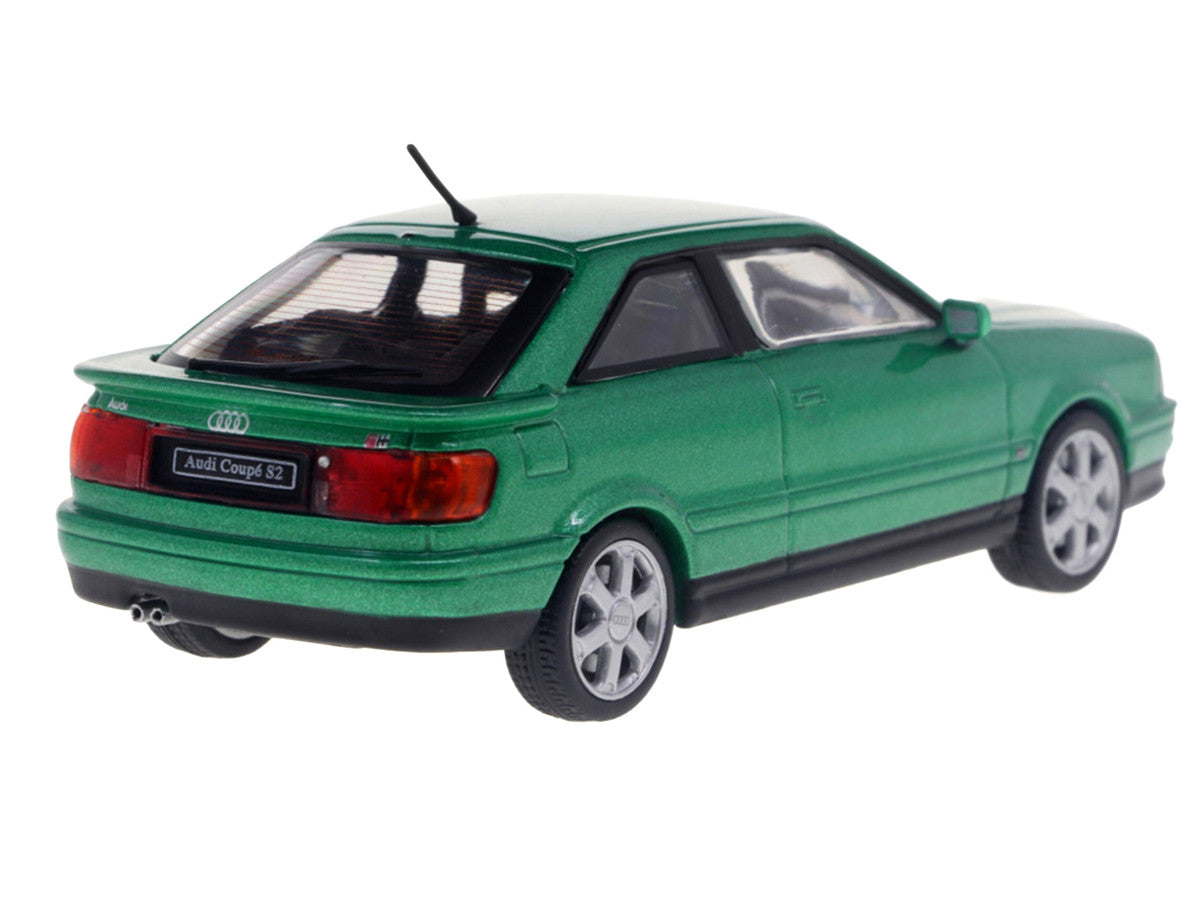 1994 Audi Coupe S2 Cricket Green Metallic 1/43 Diecast Model Car by Solido LuxuryLifeWay Online Store