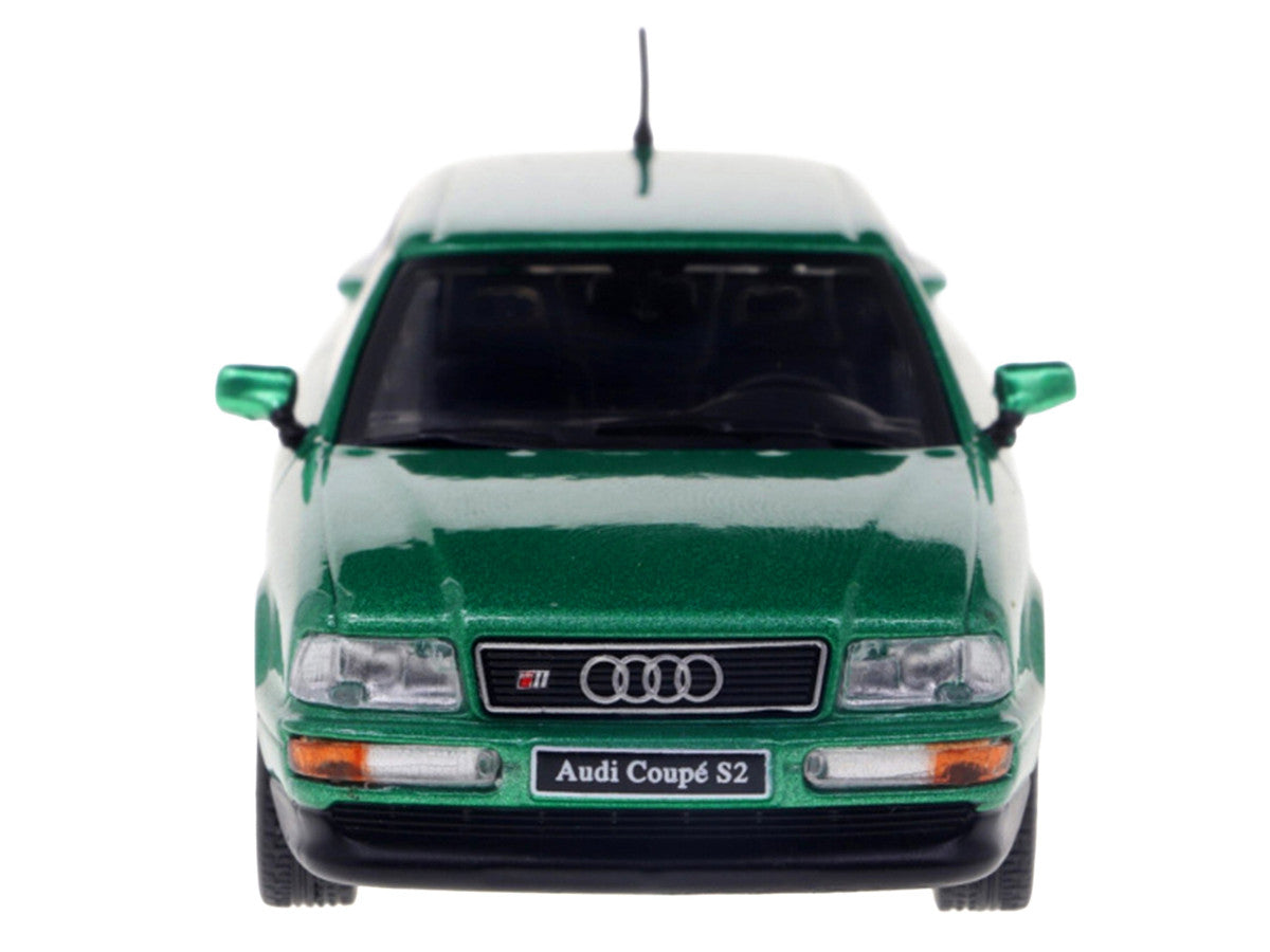 1994 Audi Coupe S2 Cricket Green Metallic 1/43 Diecast Model Car by Solido LuxuryLifeWay Online Store