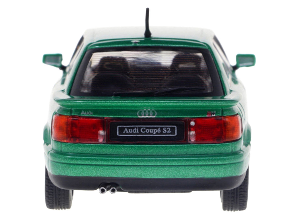 1994 Audi Coupe S2 Cricket Green Metallic 1/43 Diecast Model Car by Solido LuxuryLifeWay Online Store