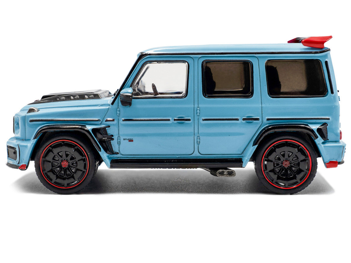 2021 Brabus Rocket 900 China Blue with Black Hood 1/43 Diecast Model Car by Solido LuxuryLifeWay Online Store