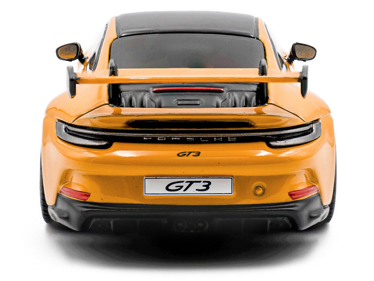 2023 Porsche 911 (992) GT3 Signal Yellow with Black Top 1/43 Diecast Model Car by Solido LuxuryLifeWay Online Store