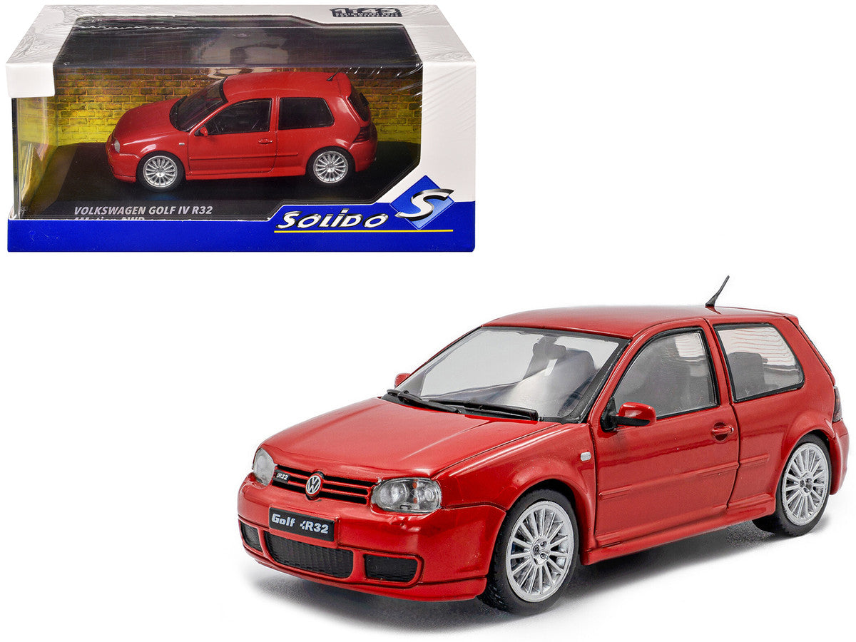 2003 Volkswagen Golf IV R32 Toronto Red 1/43 Diecast Model Car by Solido LuxuryLifeWay Online Store