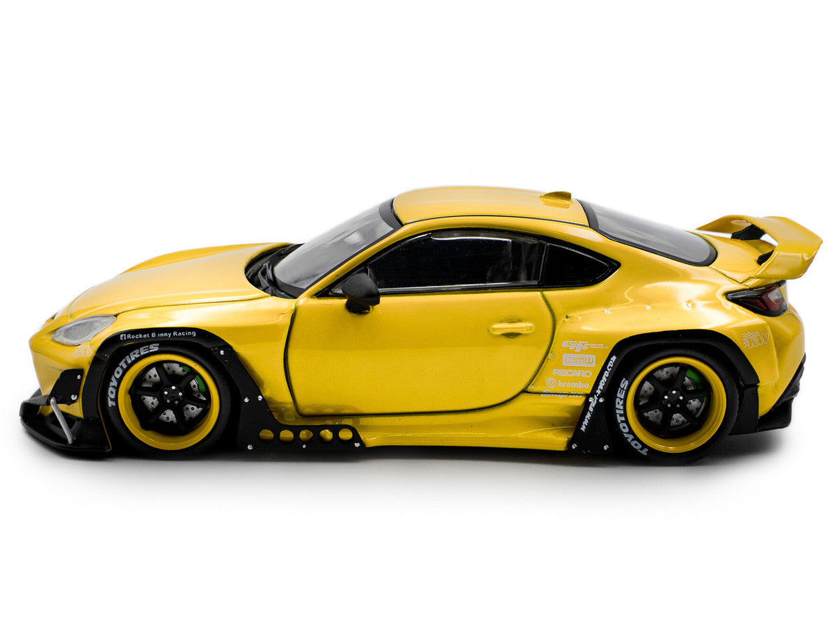 2022 Toyota Pandem GR86 Yellow 1/43 Diecast Model Car by Solido LuxuryLifeWay Online Store