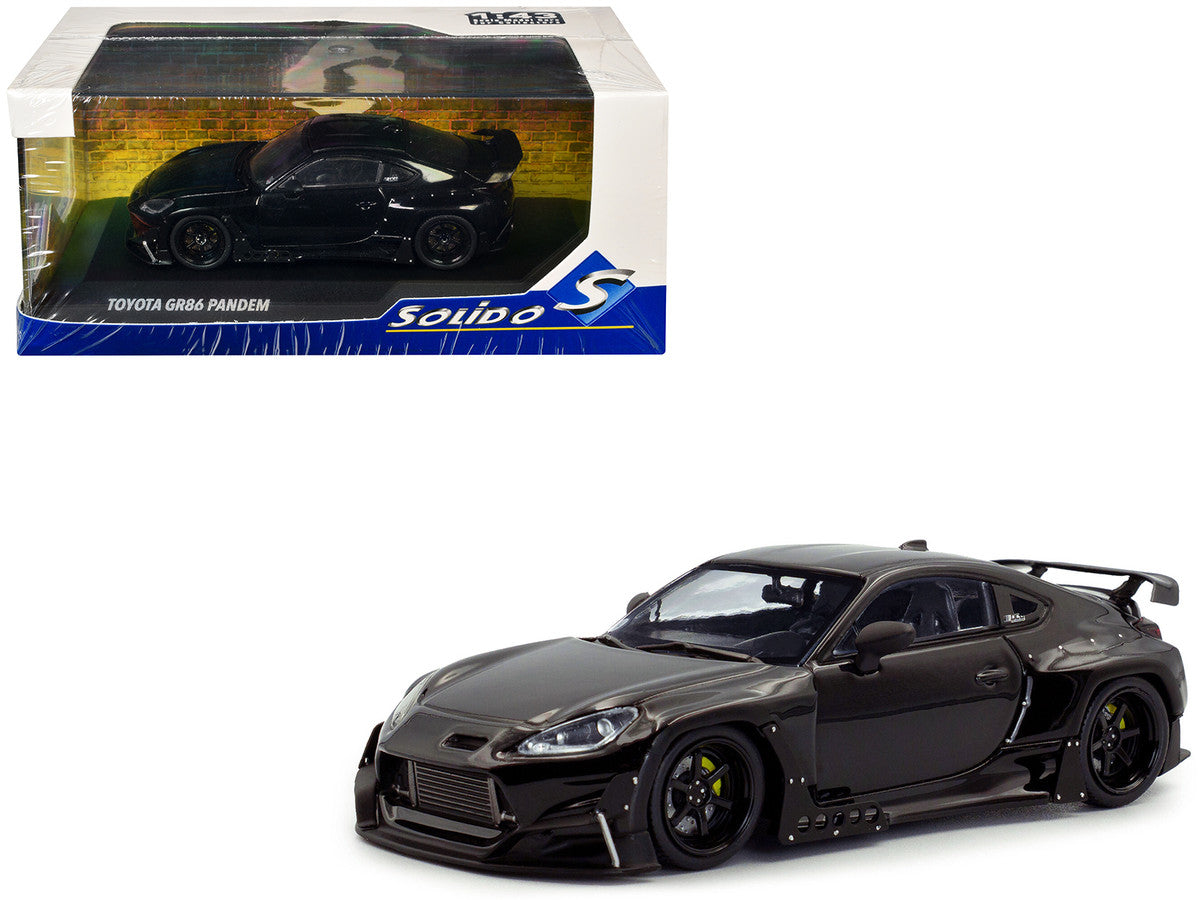 2022 Toyota Pandem GR86 Black 1/43 Diecast Model Car by Solido LuxuryLifeWay Online Store