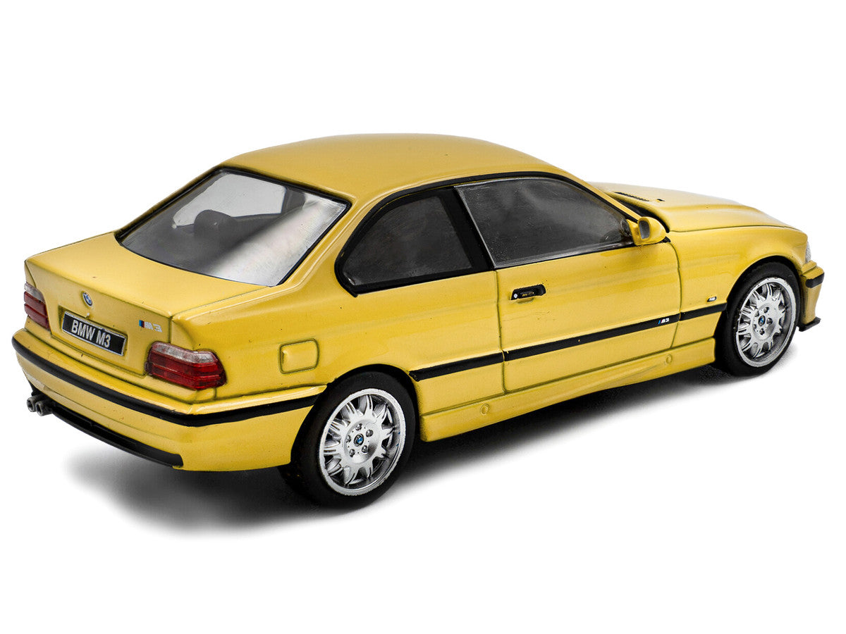 1999 BMW E36 M3 Coupe Dakar Yellow 1/43 Diecast Model Car by Solido LuxuryLifeWay Online Store