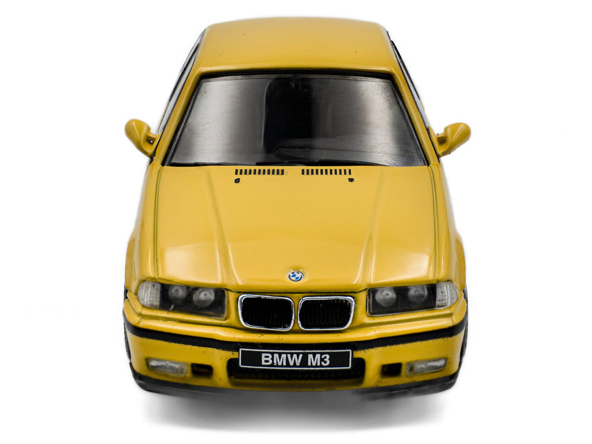 1999 BMW E36 M3 Coupe Dakar Yellow 1/43 Diecast Model Car by Solido LuxuryLifeWay Online Store