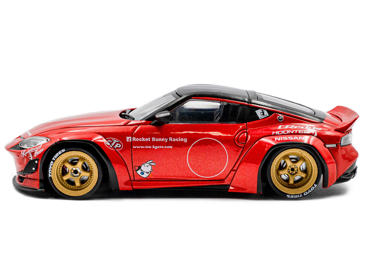 2022 Nissan Pandem Fairlady Z RHD (Right Hand Drive) Red Metallic with Black Top 1/43 Diecast Model Car by Solido LuxuryLifeWay Online Store