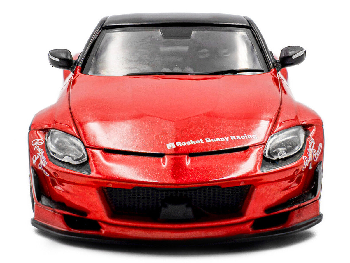 2022 Nissan Pandem Fairlady Z RHD (Right Hand Drive) Red Metallic with Black Top 1/43 Diecast Model Car by Solido LuxuryLifeWay Online Store