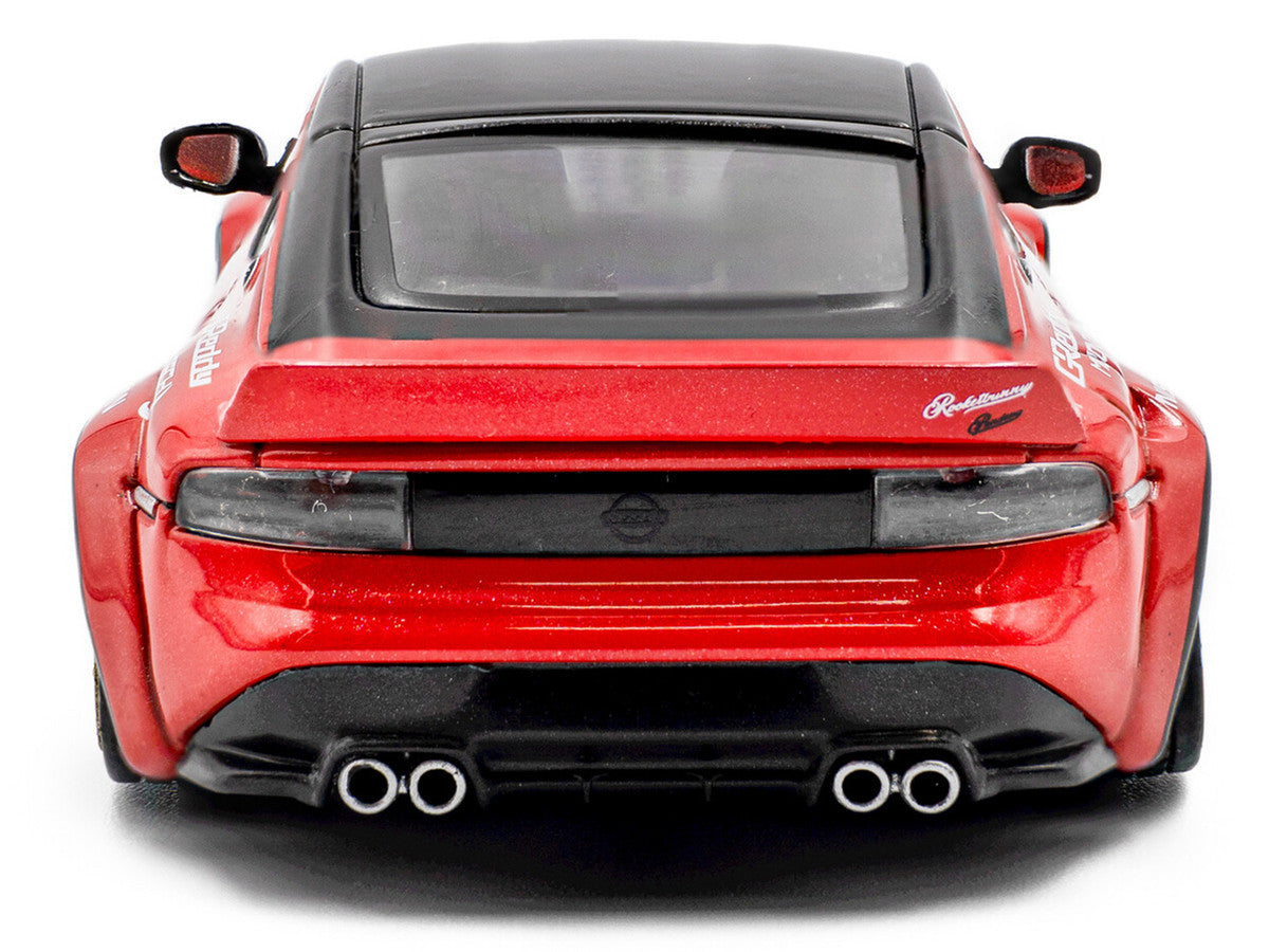 2022 Nissan Pandem Fairlady Z RHD (Right Hand Drive) Red Metallic with Black Top 1/43 Diecast Model Car by Solido LuxuryLifeWay Online Store
