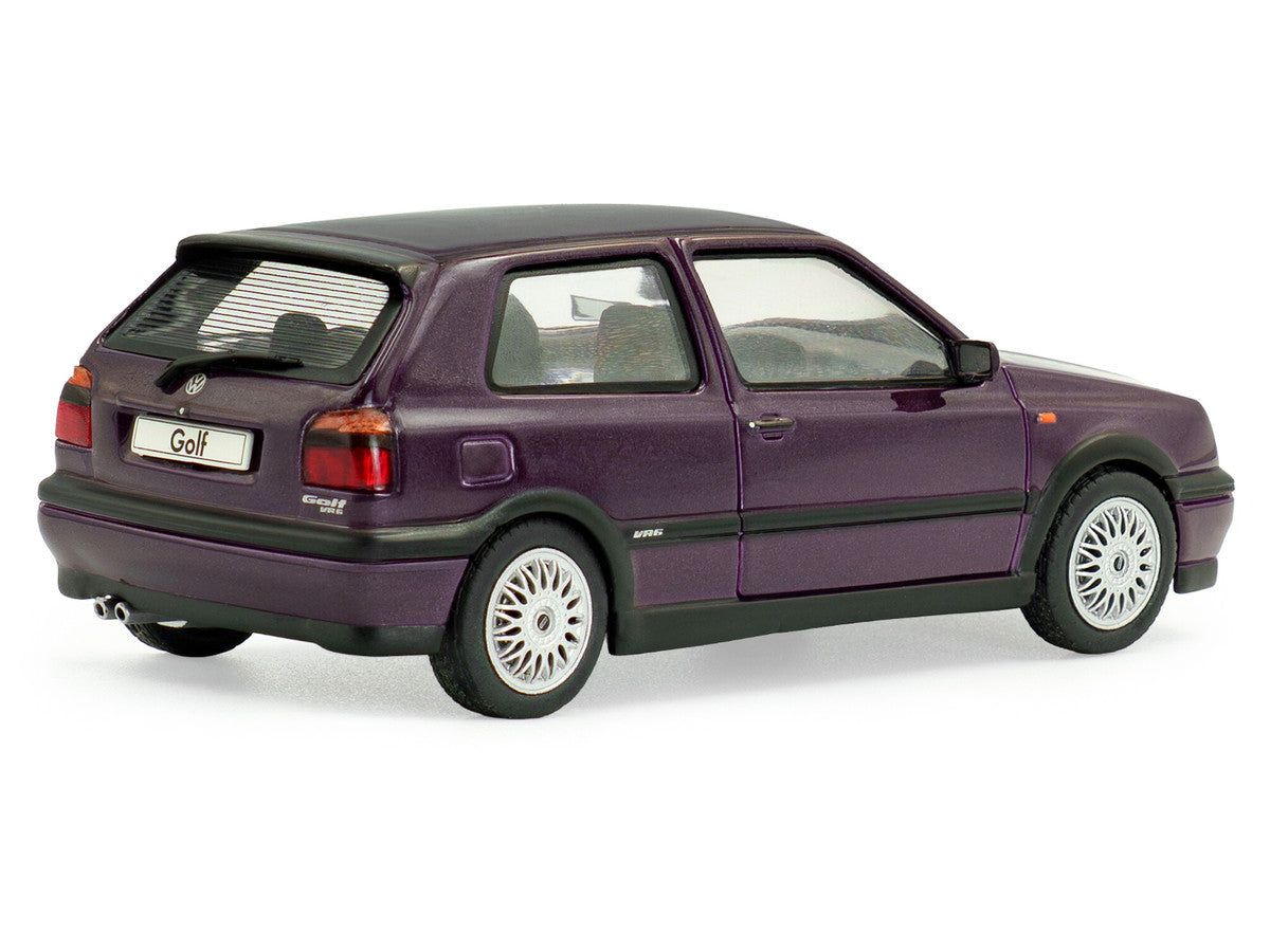 1994 Volkswagen Golf MKIII VR6 Purple Metallic 1/43 Diecast Model Car by Solido LuxuryLifeWay Online Store