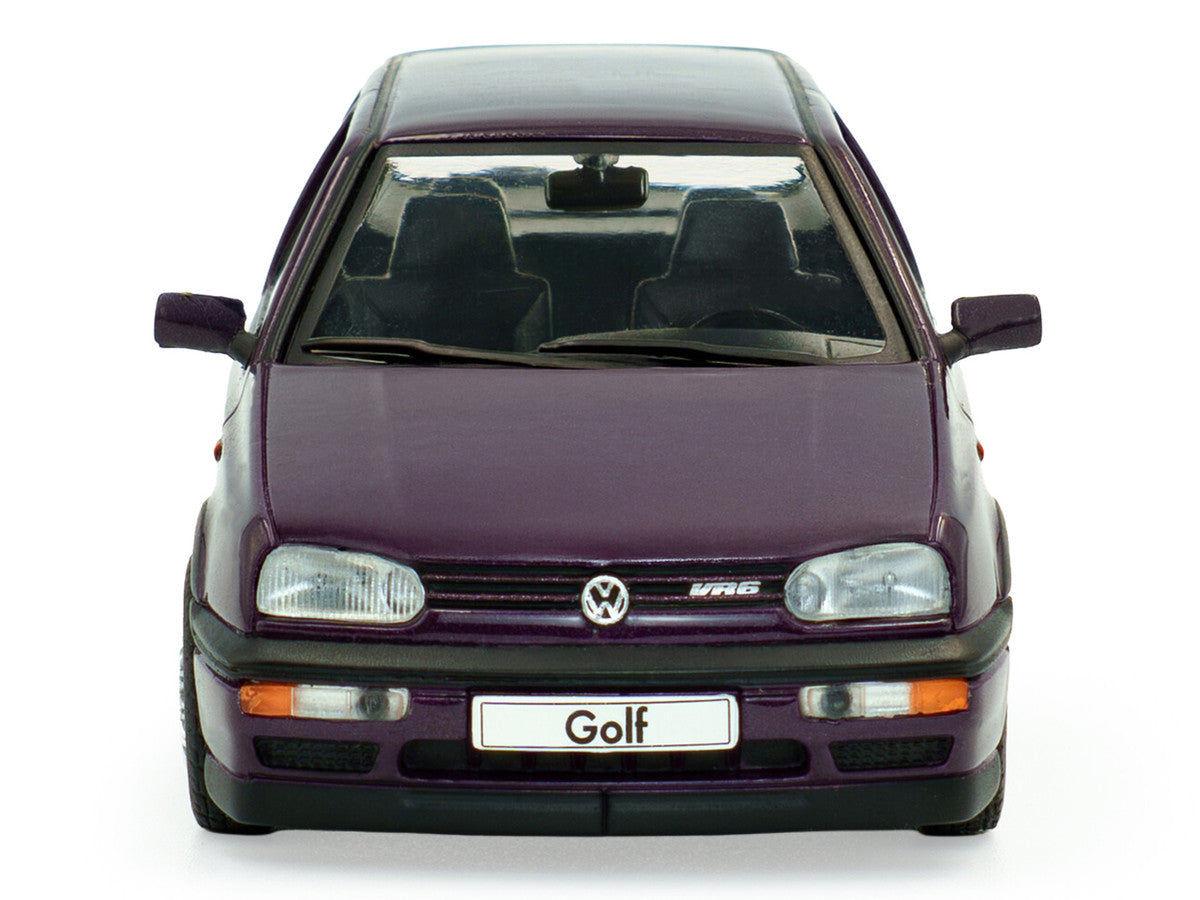 1994 Volkswagen Golf MKIII VR6 Purple Metallic 1/43 Diecast Model Car by Solido LuxuryLifeWay Online Store