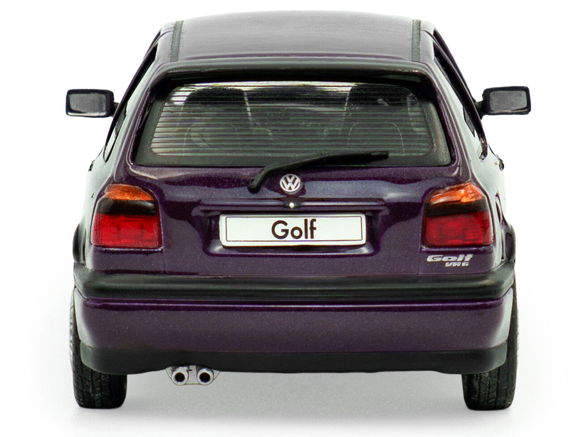 1994 Volkswagen Golf MKIII VR6 Purple Metallic 1/43 Diecast Model Car by Solido LuxuryLifeWay Online Store