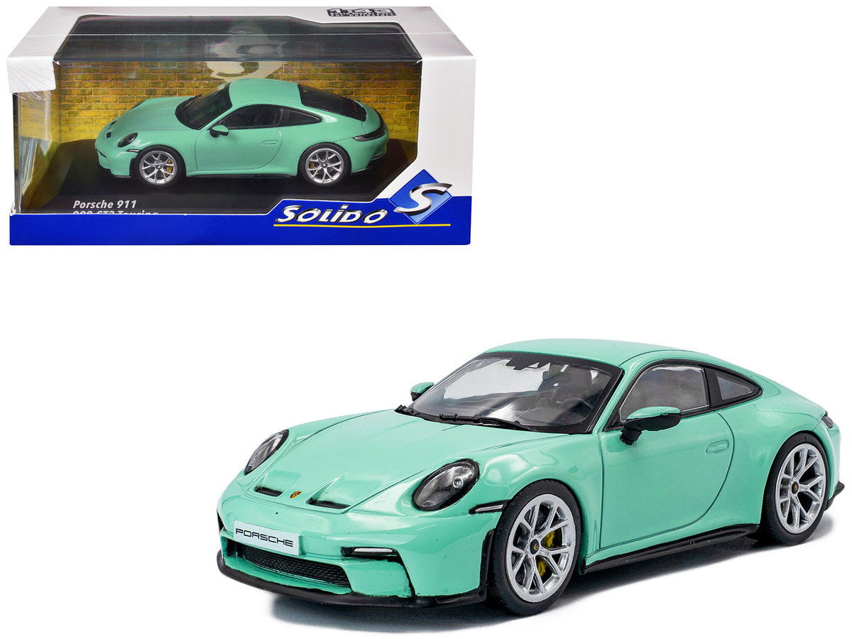 2023 Porsche 911 (992) GT3 Touring Mint Green 1/43 Diecast Model Car by Solido LuxuryLifeWay Online Store