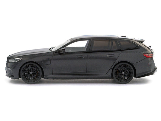 2024 BMW M5 Touring Frozen Deep Gray Metallic with Black Top 1/43 Diecast Model Car by Solido LuxuryLifeWay Online Store