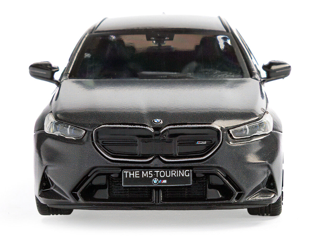 2024 BMW M5 Touring Frozen Deep Gray Metallic with Black Top 1/43 Diecast Model Car by Solido LuxuryLifeWay Online Store