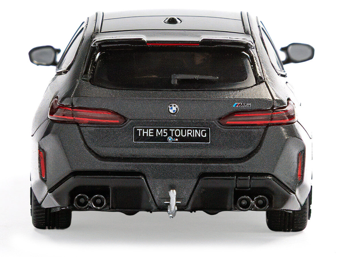 2024 BMW M5 Touring Frozen Deep Gray Metallic with Black Top 1/43 Diecast Model Car by Solido LuxuryLifeWay Online Store