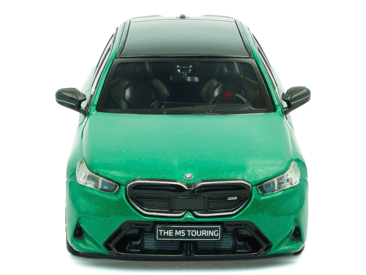 2024 BMW M5 Touring Isle Of Man Green Metallic with Black Top 1/43 Diecast Model Car by Solido LuxuryLifeWay Online Store