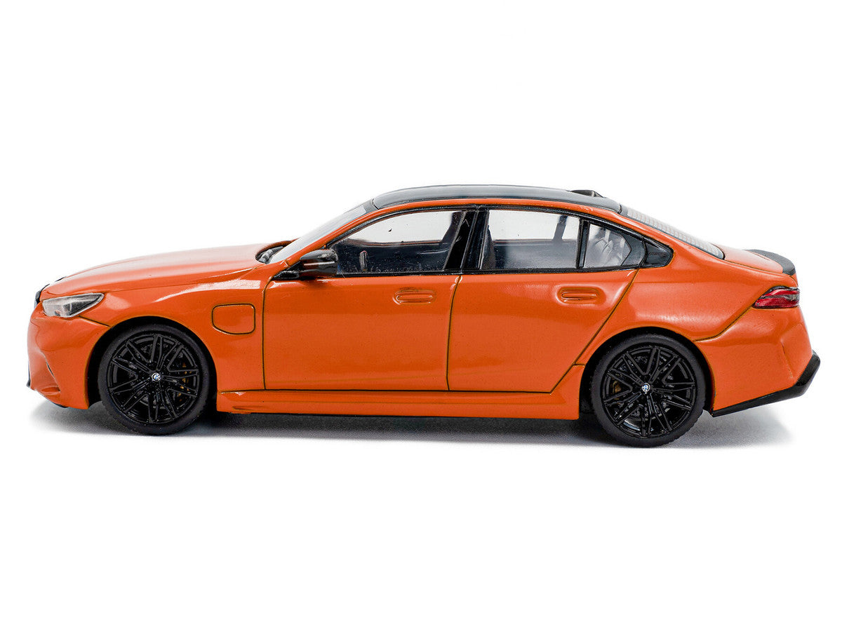 2024 BMW M5 Sedan Fire Orange III with Black Top 1/43 Diecast Model Car by Solido LuxuryLifeWay Online Store