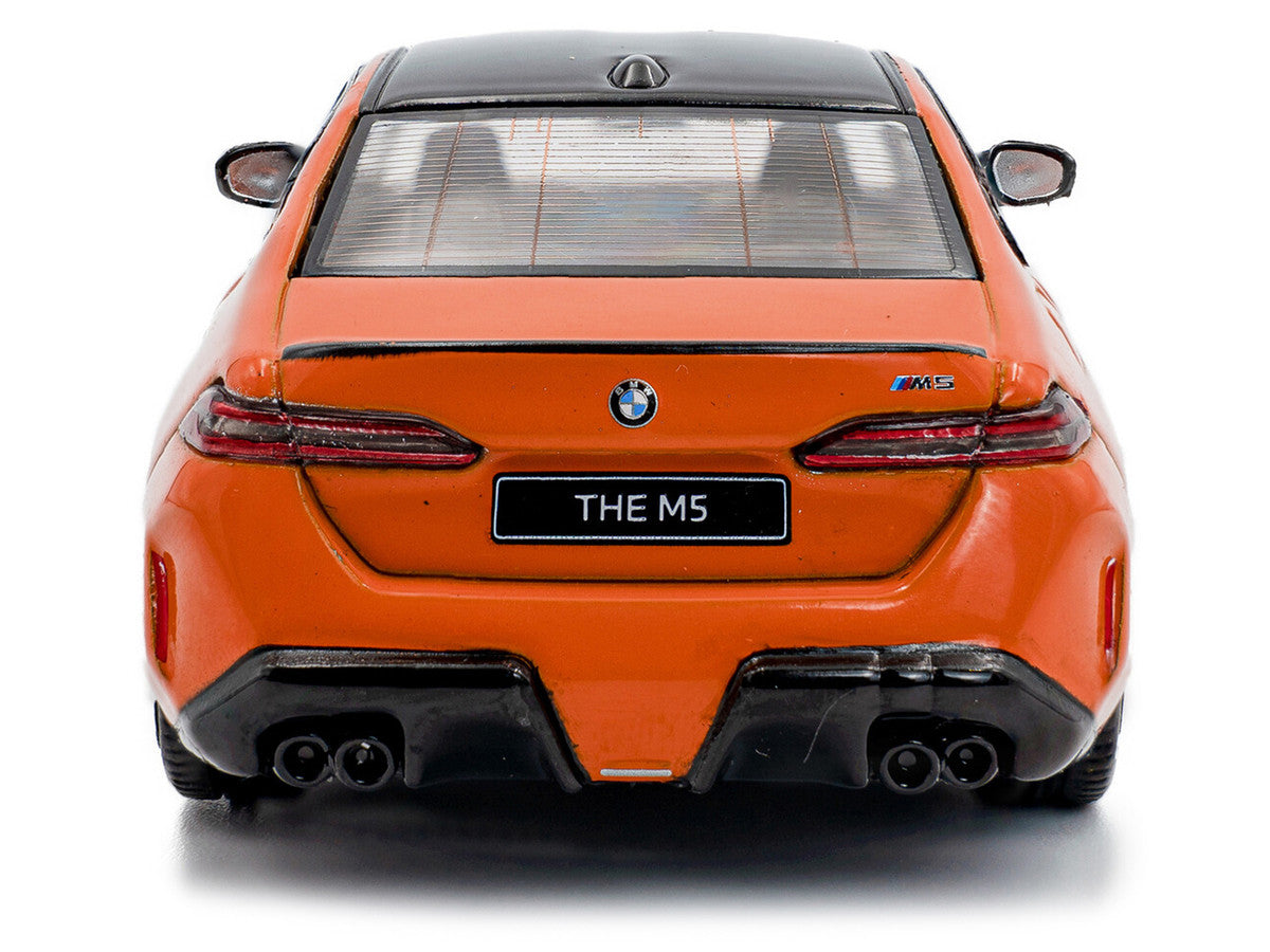 2024 BMW M5 Sedan Fire Orange III with Black Top 1/43 Diecast Model Car by Solido LuxuryLifeWay Online Store