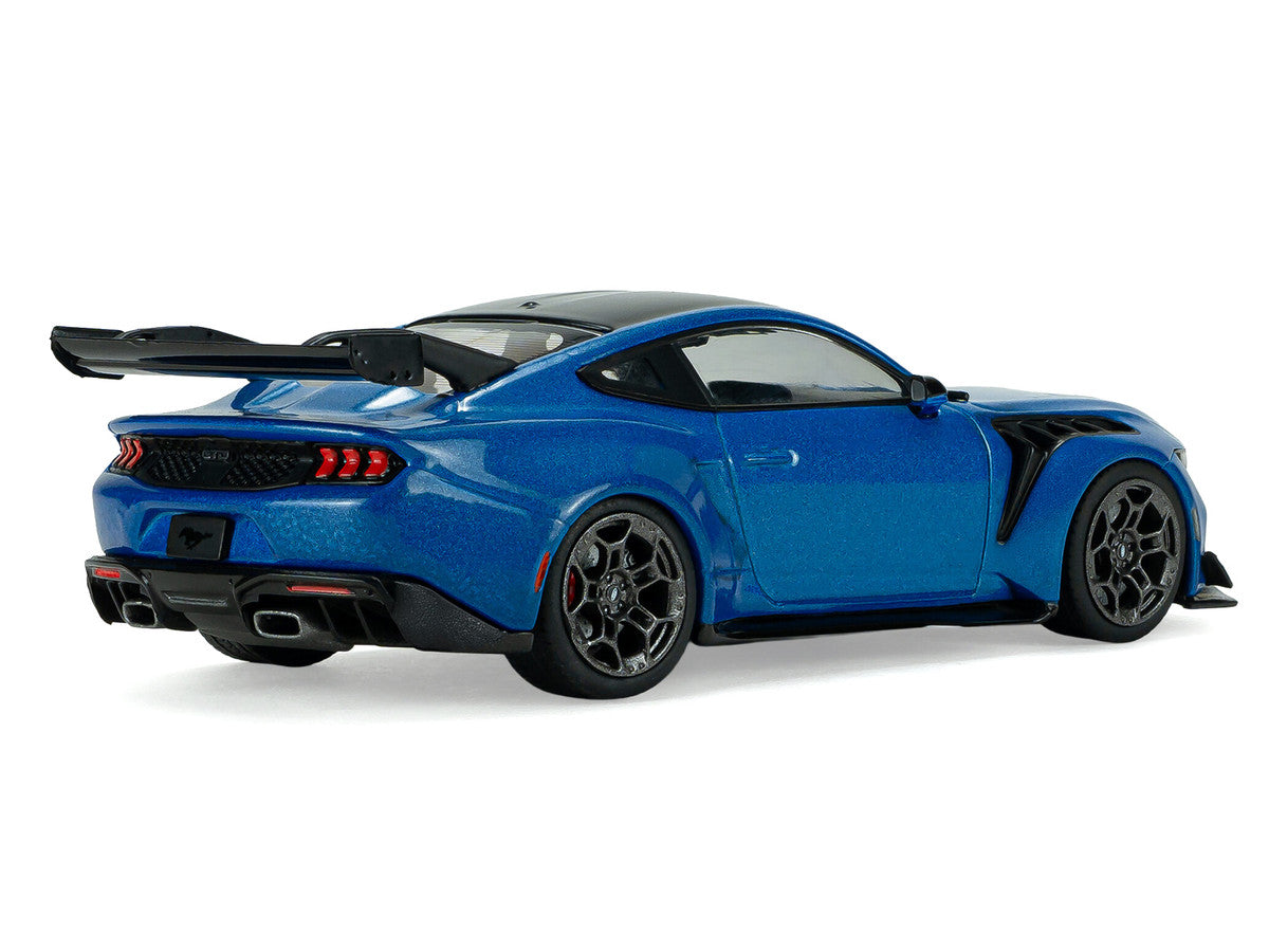 2025 Ford Mustang GTD Indulgent Blue Metallic with Black Top 1/43 Diecast Model Car by Solido LuxuryLifeWay Online Store