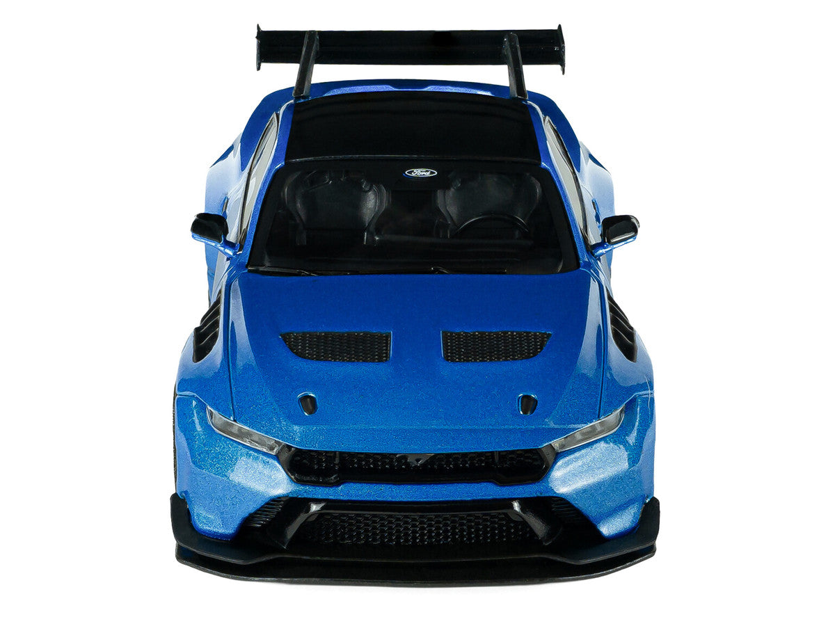 2025 Ford Mustang GTD Indulgent Blue Metallic with Black Top 1/43 Diecast Model Car by Solido LuxuryLifeWay Online Store