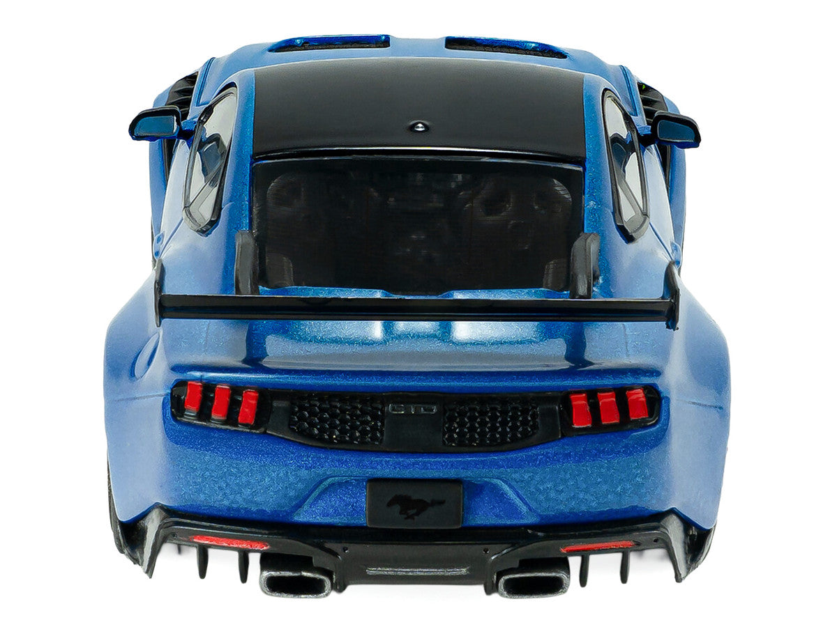 2025 Ford Mustang GTD Indulgent Blue Metallic with Black Top 1/43 Diecast Model Car by Solido LuxuryLifeWay Online Store