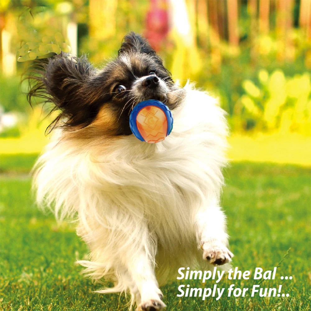 Pet Dog Squeaky Toys Ball Puppy Chew Toys Sound Pure Natural Non-toxic Rubber Outdoor Play Small Big Dog Funny Elasticity Ball Pi-Mart