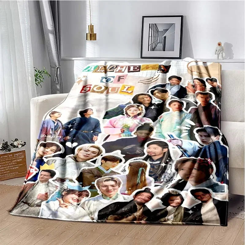 3D Kdrama Alchemy of Souls: Light and Shadow TV HD Blanket Soft Warm Flannel Throw Blanket for Bed Bedroom Sofa Picnic Blanket Pi-Mart