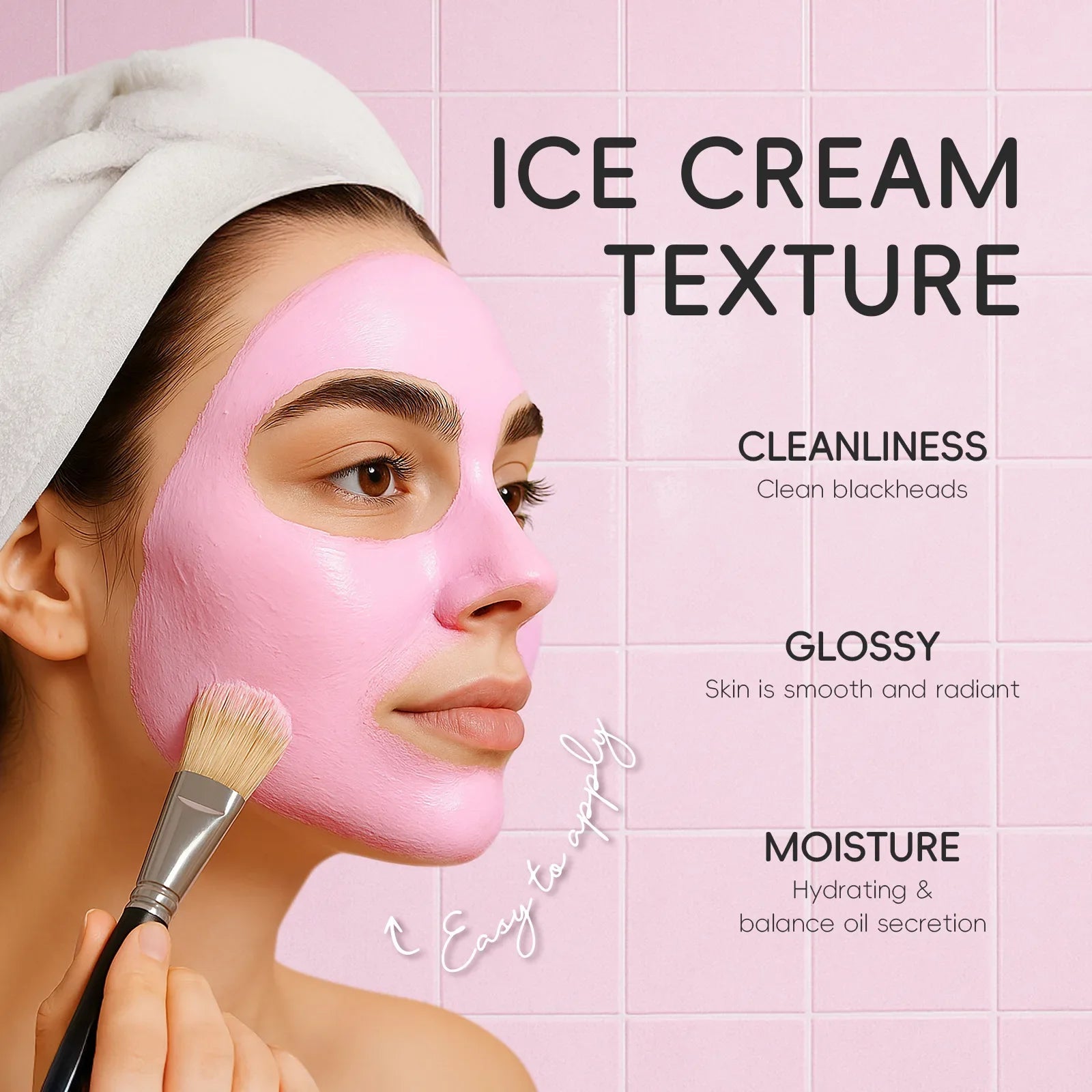 LAIKOU Japan Sakura Clay Mud Mask Hydrating Gentle Cleansing Refreshing Oil Balancing Daily Facial Skin Care Mask 5g Pi-Mart