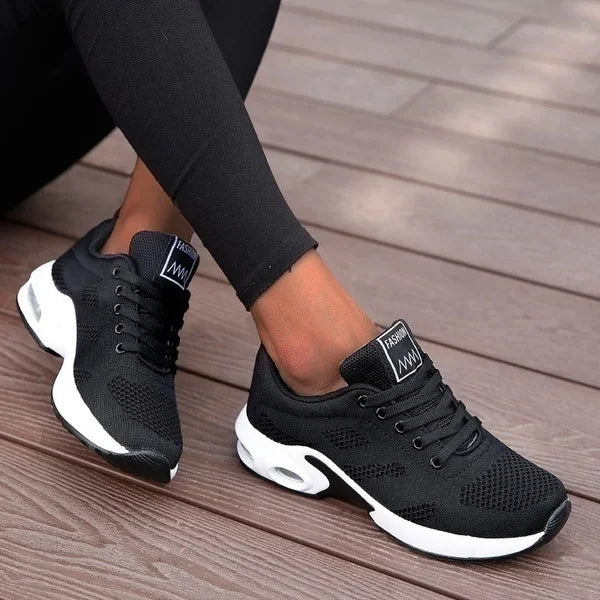 Women Platform Casual Sneakers Shoes Mesh Breathable Running Shoes Chunky Summer Sports Tenis Shoes 2024 Luxury Vulcanize Shoes LadyShow.Store