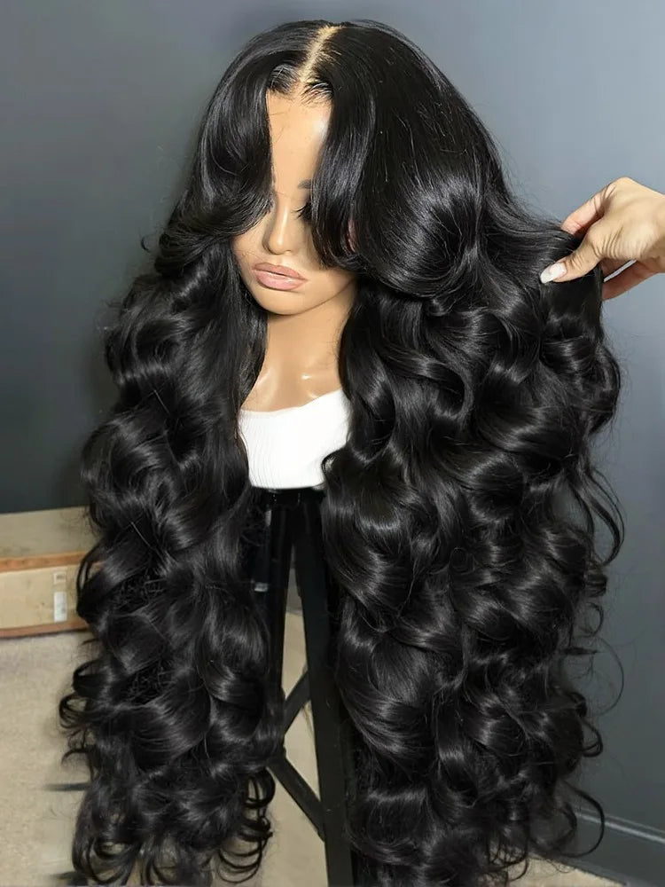 30 40 Inch Body Wave 13x6 Hd Transparent Lace Frontal Wig Human Hair PrePlucked Lace Wigs For Women 13x4 Lace Front Hair Wig LadyShow.Store