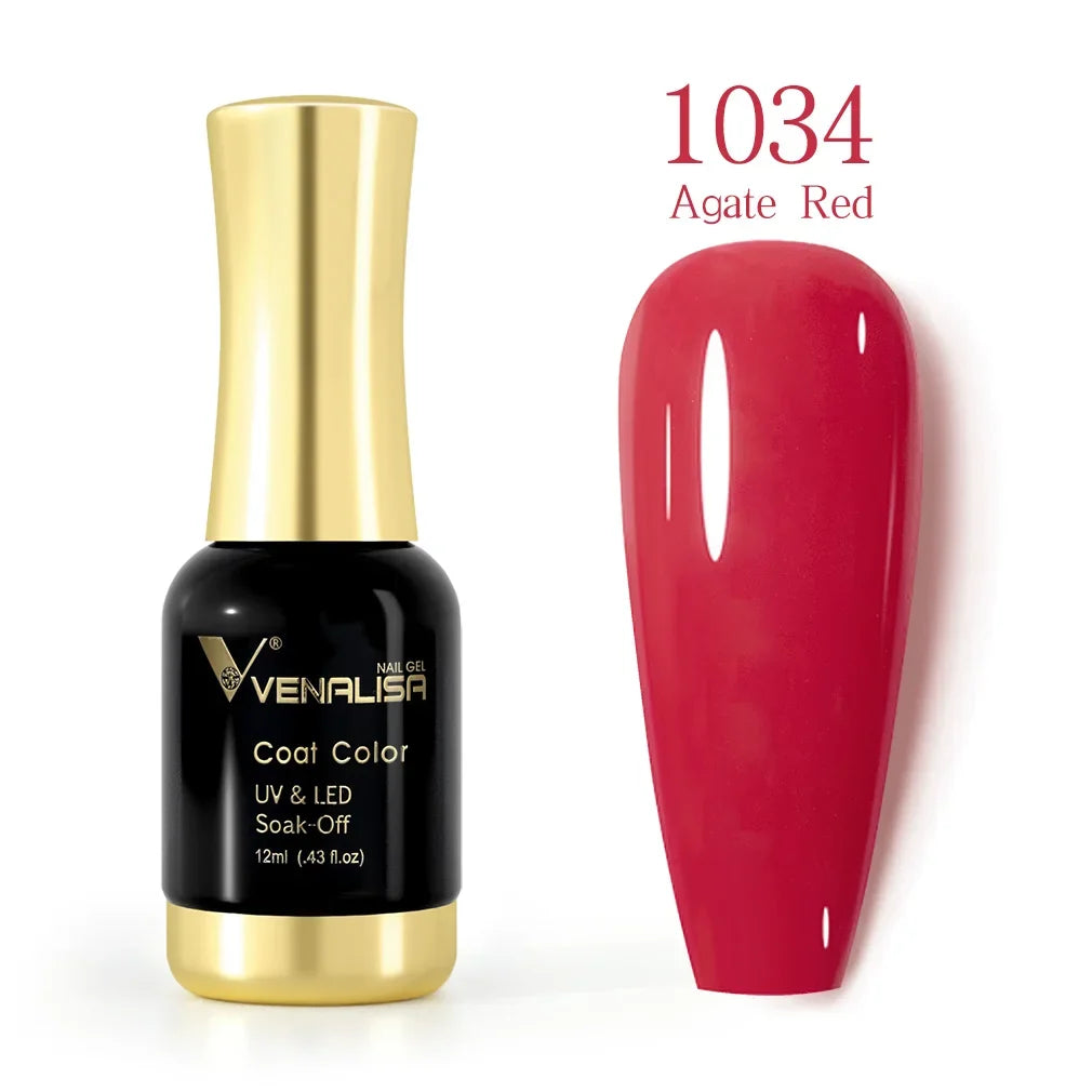 VENALISA Nail Gel Varnish TPO FREE Soak Off UV LED Organic Odorless Enamels Nail Art Colors 12ml 120Colors UV Gel Nail Polish Tri Light Beauty