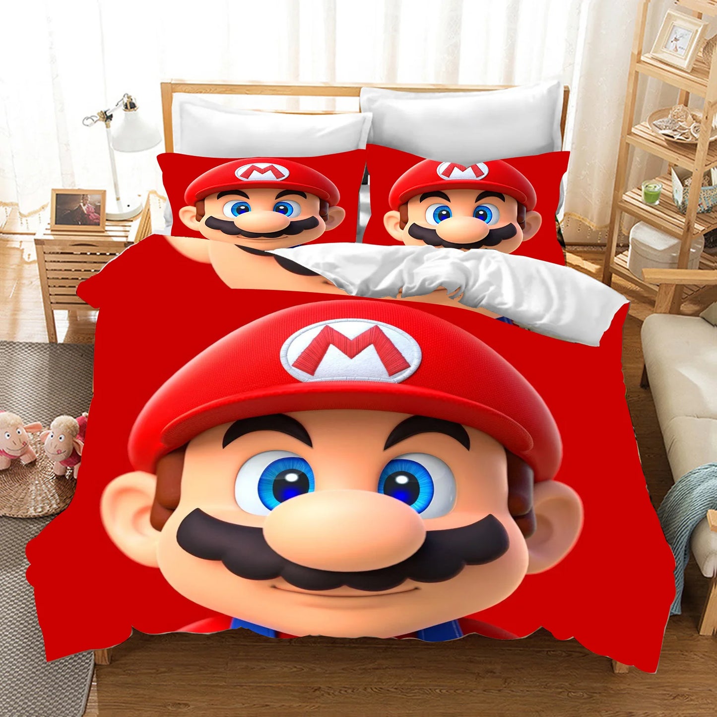 Anime Cartoon Duvet Cover 3D Printing Cute Children's Bedroom Set Polyester Adult Gift  2/3pcs Baby Bedding Pi-Mart