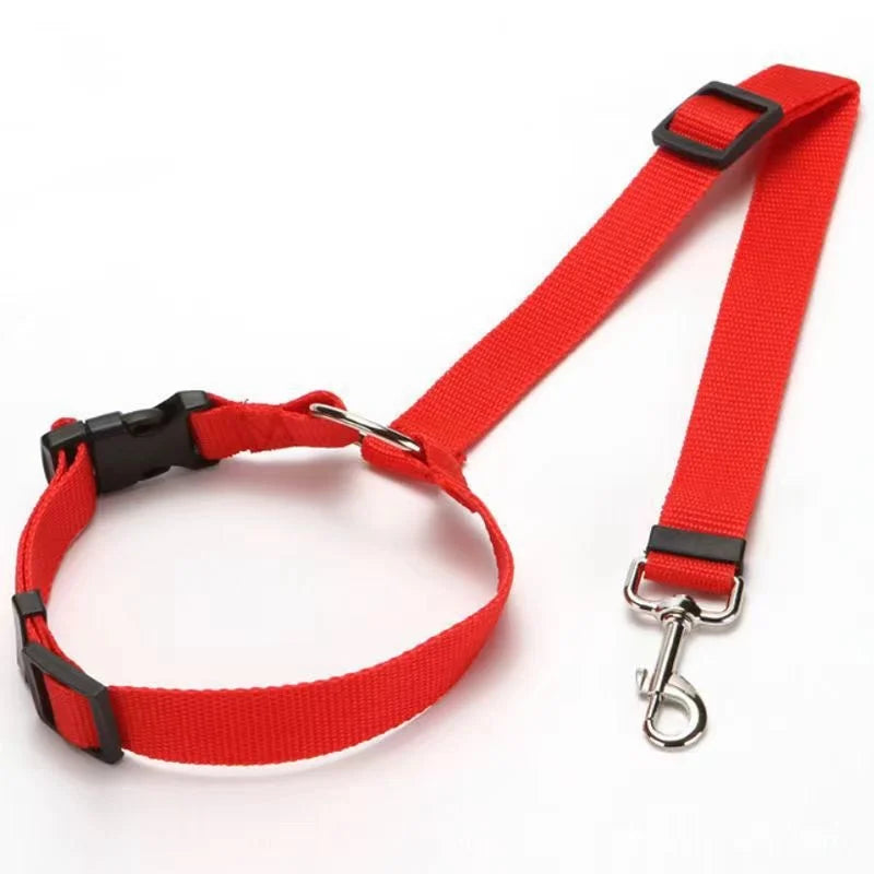 Reflective Pet Dog Car Seat Belt Puppy Collar Walking Travel Car Accessories Cat Leash Harness for Small Dogs Pet Car Supplies Pi-Mart