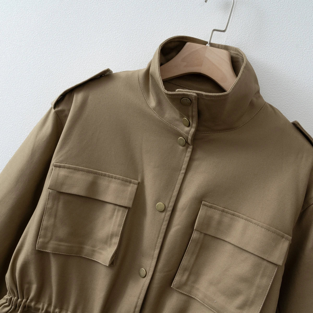 2026 Women Stand collar Casual Jacket Stylish coat LadyShow.Store