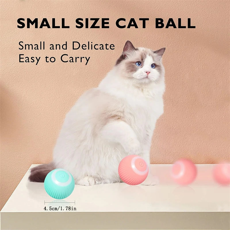 Smart Dog Toy Ball Electronic Interactive Pet Toy Moving Ball USB Automatic Moving Bouncing for Puppy Birthday Gift Cat Products Pi-Mart