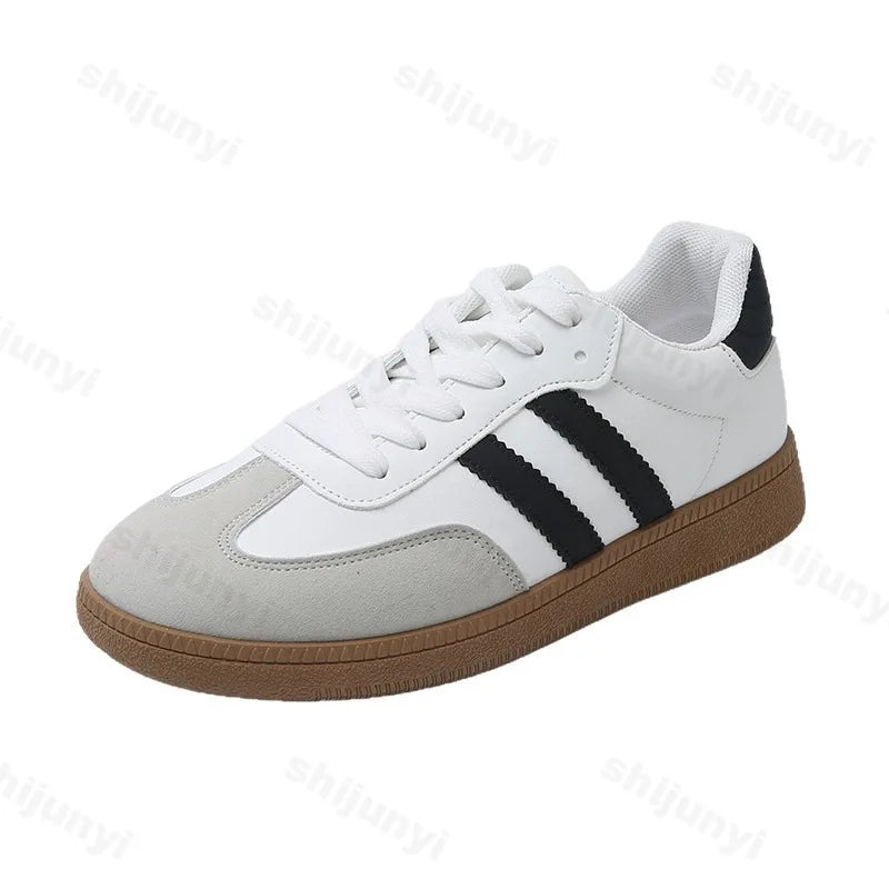 Autumn Women Casual Sports Shoes 2025 Comfortable Non Slip Outdoor Casual Shoes Soft Sole Retro Female Sneakers Zapatos Mujer Pi-Mart
