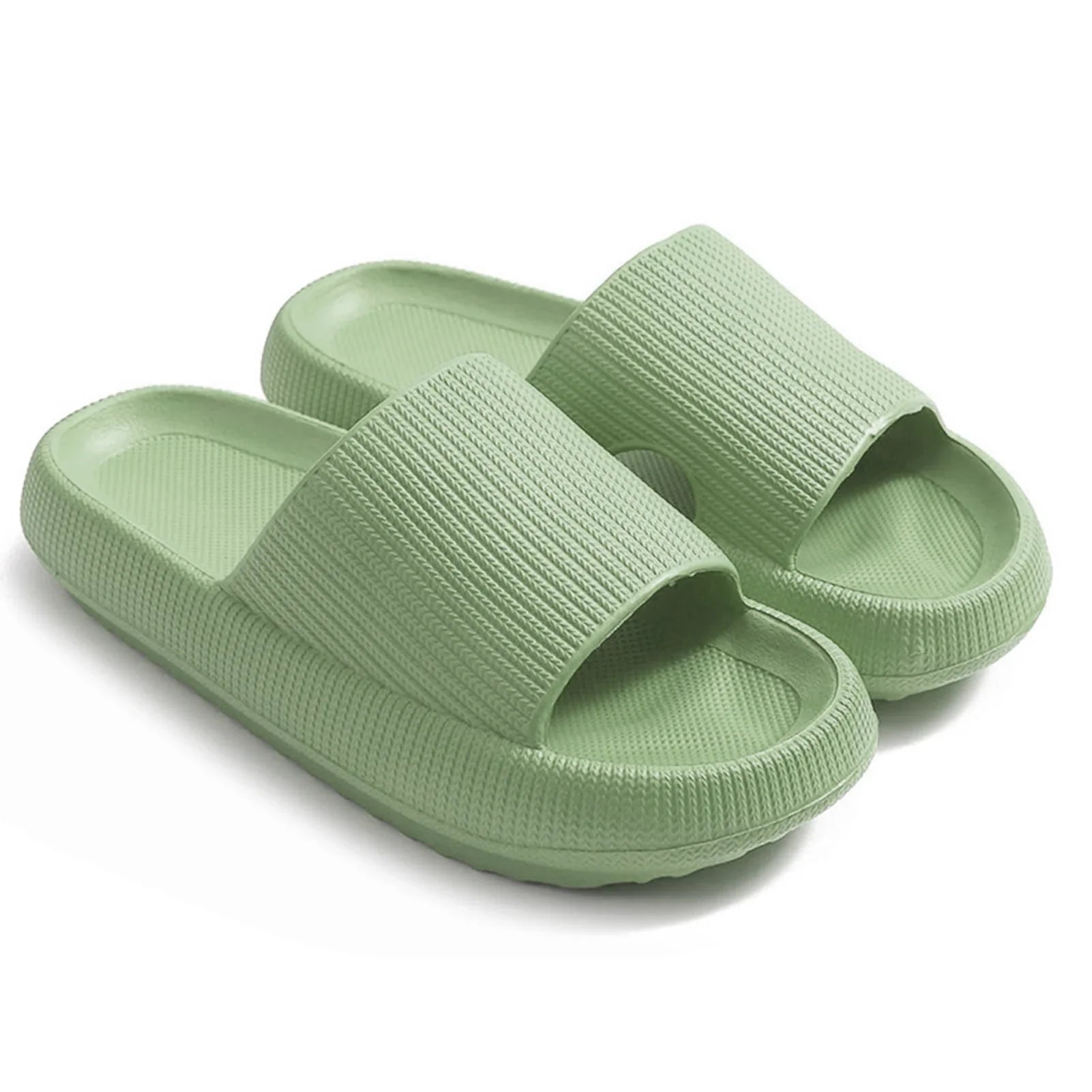 Thick Sole Cloud Slippers Women Men,Large Size,Pillow House Slippers Shower Sandals,Indoor Bathroom Slides,Lightweight,Non-Slip LadyShow.Store