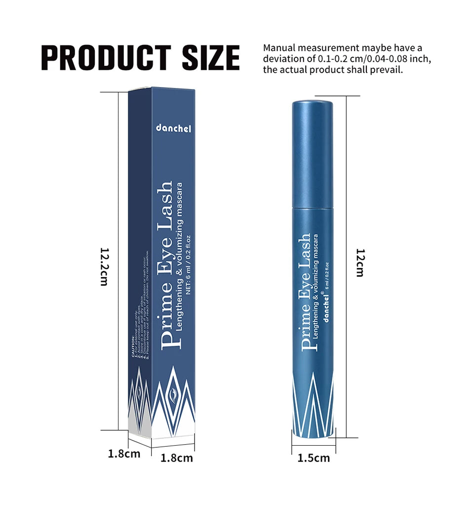 Lengthening & Volumizing Mascara Water-Resistant Long-Lasting Nourishing Strengthen Mascara Glossy Natural Finish Eye Makeup Pi-Mart