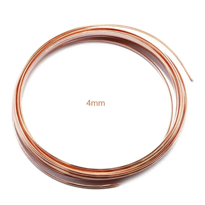 1-10M Bare Copper Wire Copper Wire T2 Copper Coil Conductive Copper Wire,  Bare Line Diameter 0.1/0.15/0.2/0.3/0.4/0.5-5mm Pi-Mart