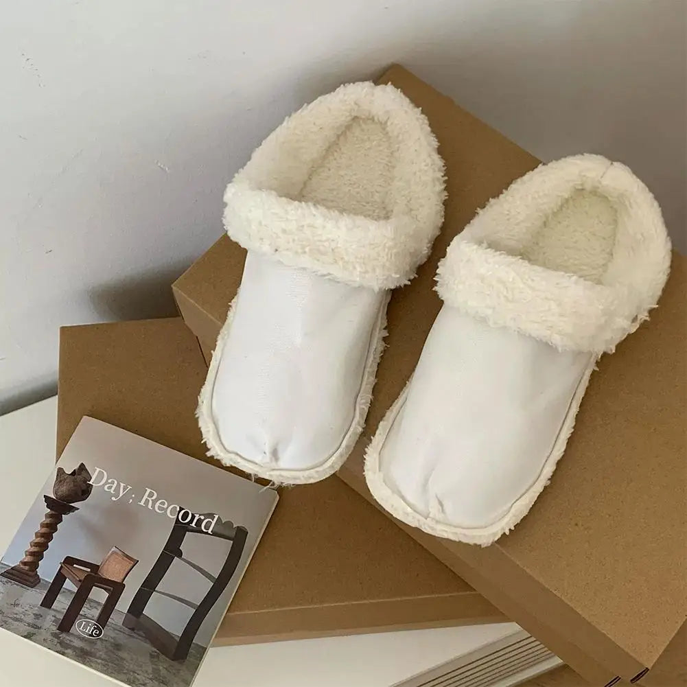 Autumn Winter Plush Liner Warm Hole Shoes With Detachable Thicken Soft Shoe Cover Fashion Versatile Slippers Lining Accessories Pi-Mart
