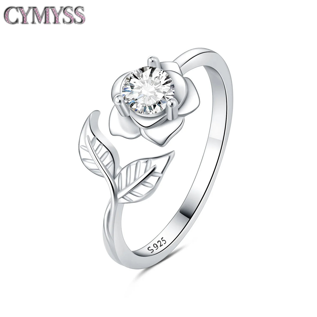 Original 925 Sterling Silver Open Ring Exquisite Panda Dolphin Adjustable Ring Original Daily Fine Jewelry Women Birthday Gifts Pi-Mart