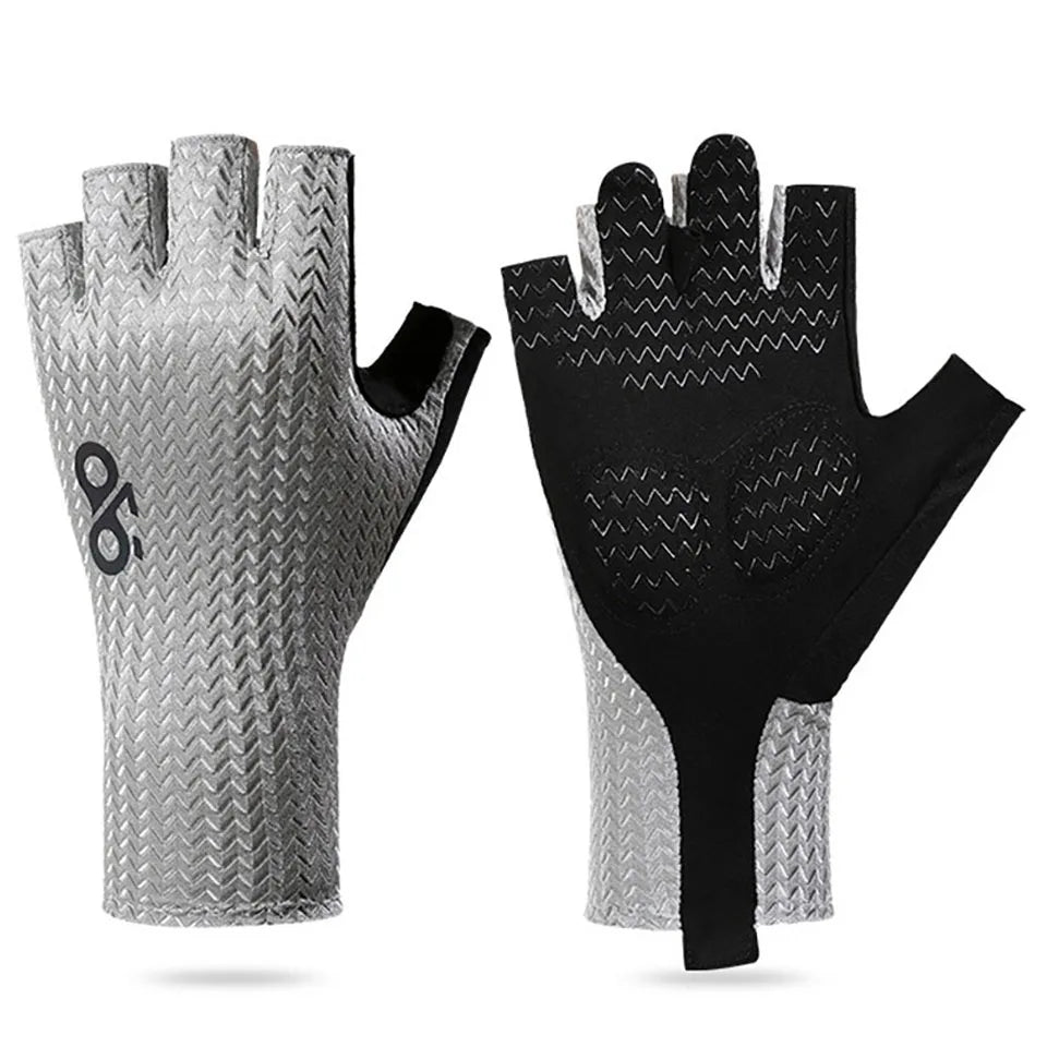 GTUBIKE Summer Breathable Half Finger Cycling Gloves Ultralight Road Bike Gloves Anti-Slip Silicone Pad Cooling Sport Gear Pi-Mart