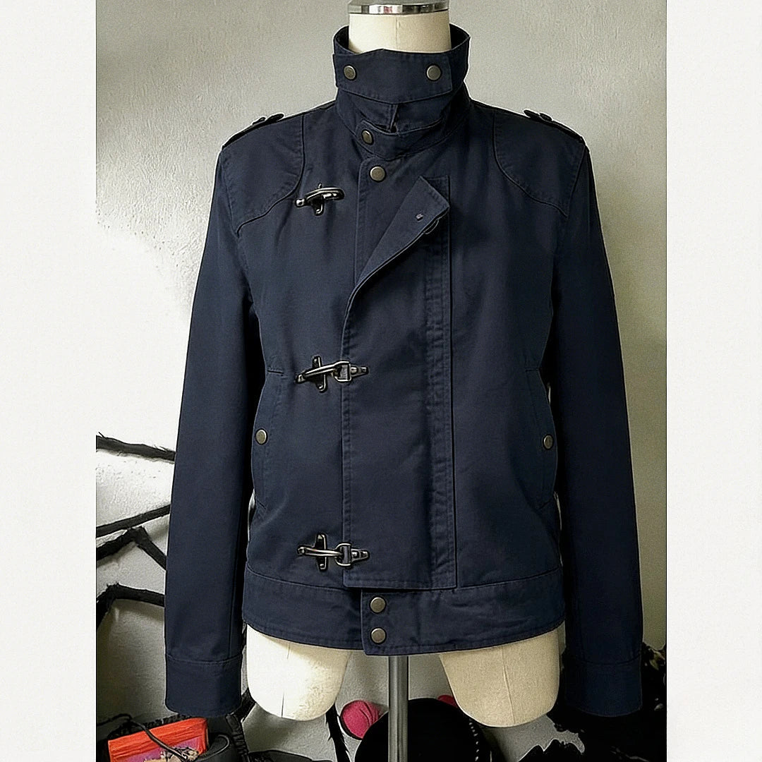 2026 Spring Retro Faux Fur Coats Women 2000s American Vintage Jackets Harajuku Gotihc Punk Clothing Jean Parkas Female Outwear LadyShow.Store