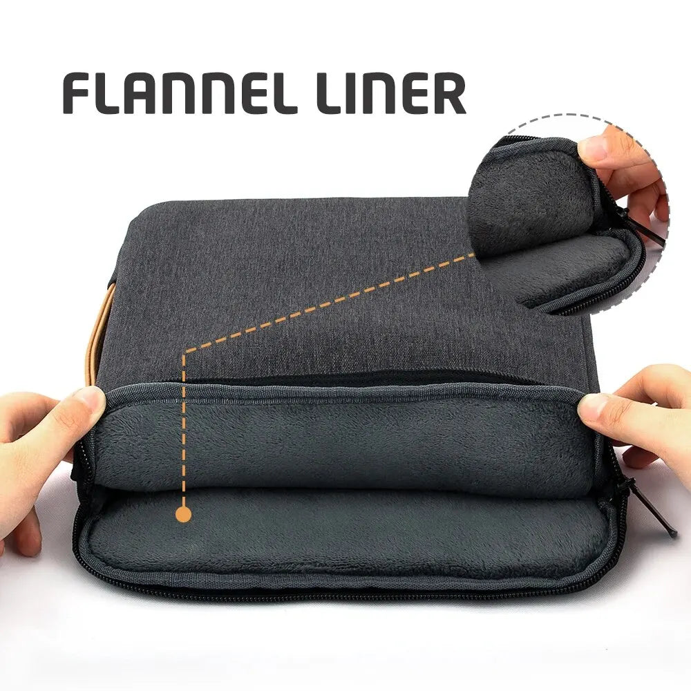 Protective Laptop Sleeve Case for 13.3 14 15.6 16 Inch New MacBook Pro M3 Max M2 M1 Slim Carrying Laptop Bag Men Women Pi-Mart