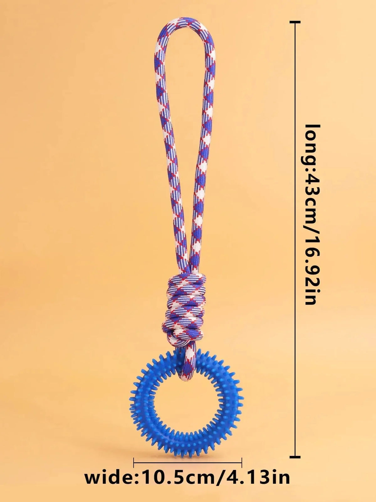 Dog Toys Chew Resistant Nylon Rope Toys Pet Colorful Woven Knot Rubber Toys Dog Self Fun Outdoor Swimming Toys Pet Supplies Pi-Mart