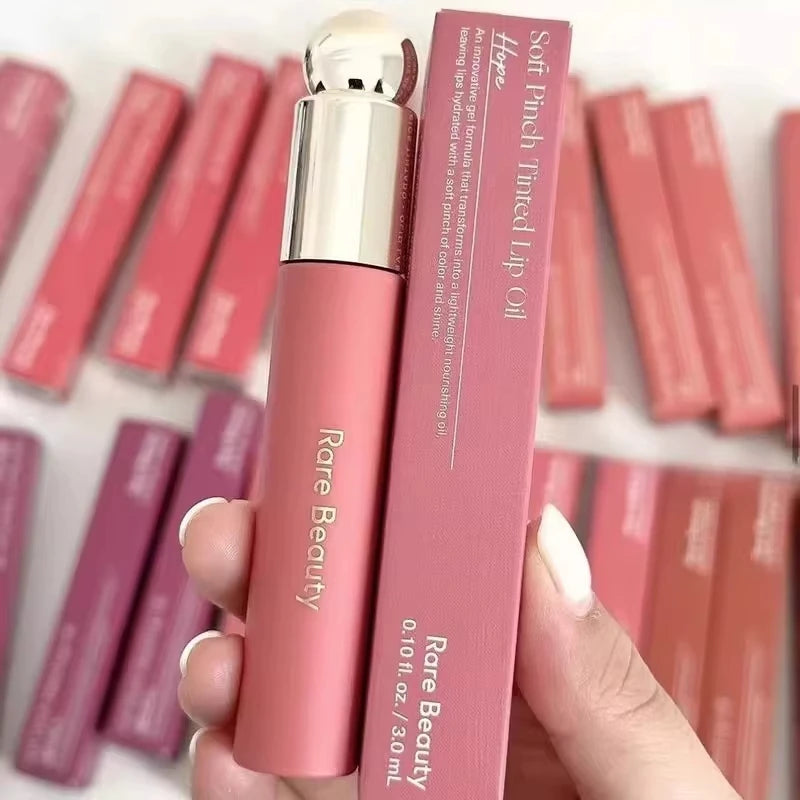 Rare Beauty Soft Pinch Tinted Lip Oil Stain Lip Gloss Delight Hope Happy Wonder Liquid Blush Makeup Cosmetics Face Eye Blusher Pi-Mart