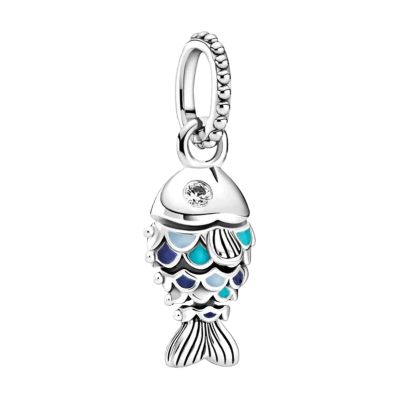 2026 Latest 925 Silver Exquisite Rose Gold Charm Earrings Personalized Pendant Beads, Fashionable Birthday Gift Gifts Pi-Mart