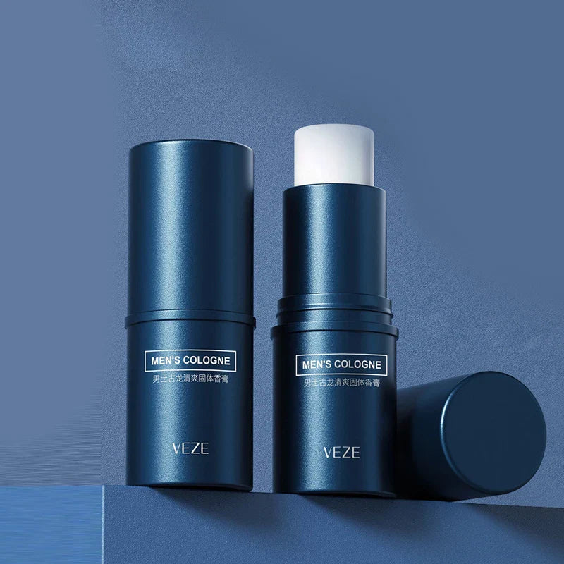 Fanzhen Men's Solid Cologne - Light and Fresh Scent, All-Over Use, Portable Stick for On-the-Go Convenience Tri Light Beauty